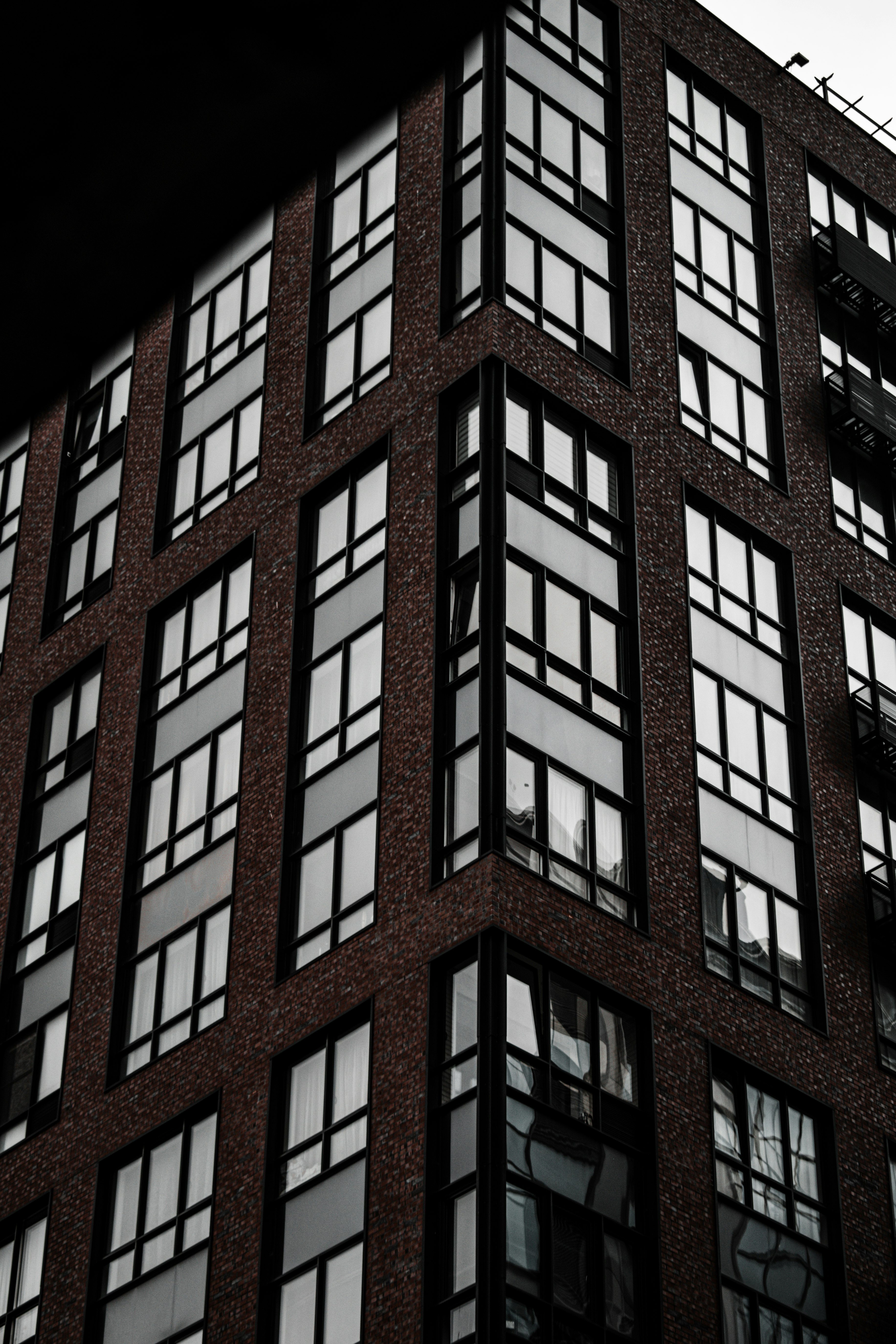 brown and white concrete building